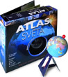 Atlas světa + Otáčivý glóbus : 499,- Kč