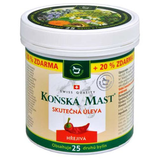 Koňská mast hřejivá 300ml Koňská mast hřejivá 300ml
