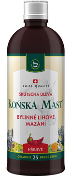 Bylinné lihové mazání hřejivé 400ml Bylinné lihové mazání hřejivé 400ml